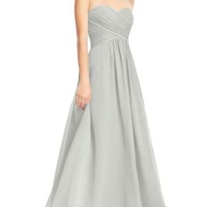 Azazie Yazmin Bridesmaid Dress (Silver)